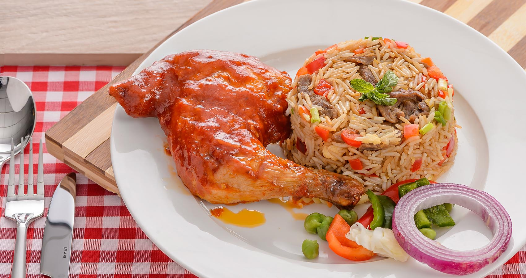 The Place - Famous for their wide variety of rice dishes and grilled chicken